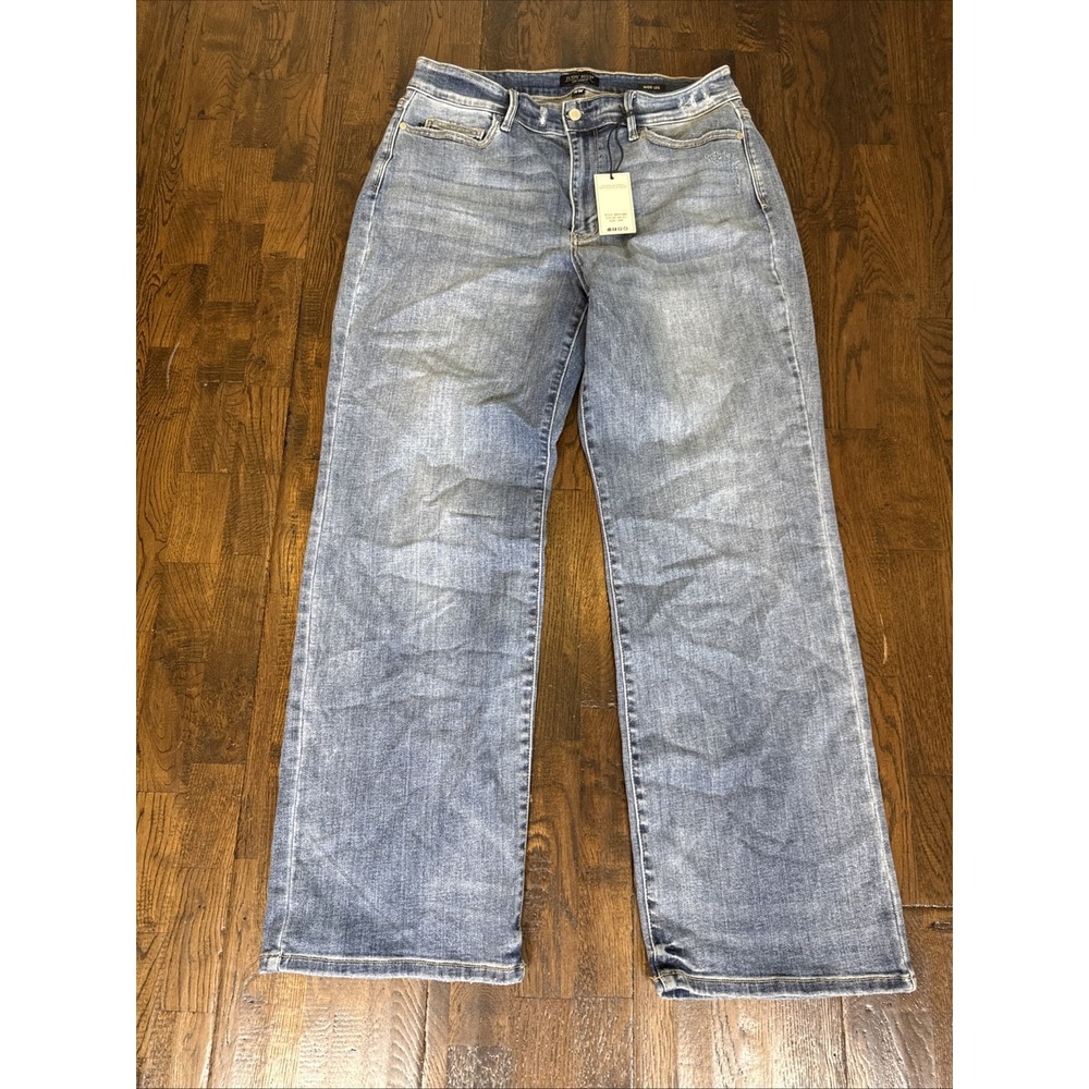 Judy Blue Los Angeles Women's Wide Leg Jeans Style JB82514MD Size 16W/34 New Tag